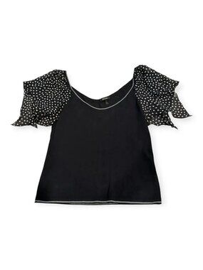 Escada black blouse size 6